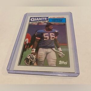 Lawrence Taylor 1987 Topps Football Card All-Pro HOF #26 New York Giants
